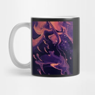 Ghosts - Sunset Color Acrylic Pour Mug